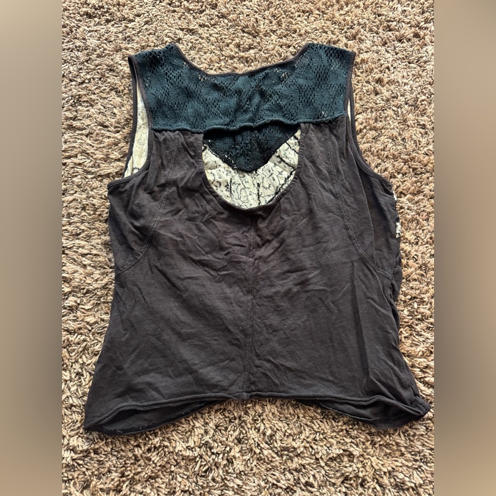 Free People Sahara Wrapped Crochet Beaded Tank Top - Picture 9 of 10